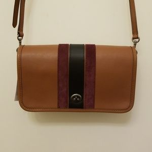 Coach Penny 75th Anniv Limited Edition Stripe Brow